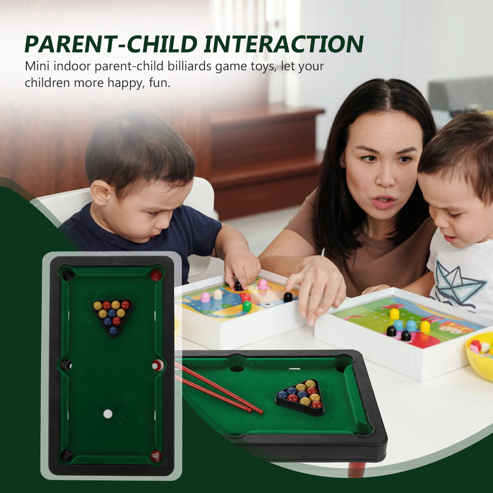 Free Educational Games For Kids - 1Set Mini Desktop Billiards Parent-Child Interactive