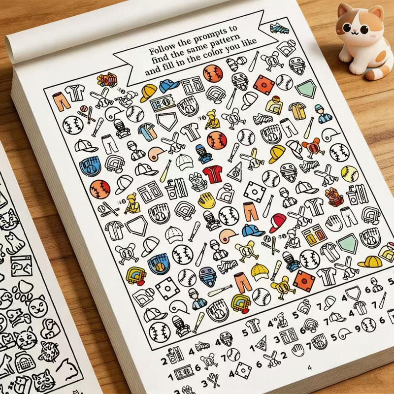 Kids Education Activities - 32 Pages Search and Find Activity