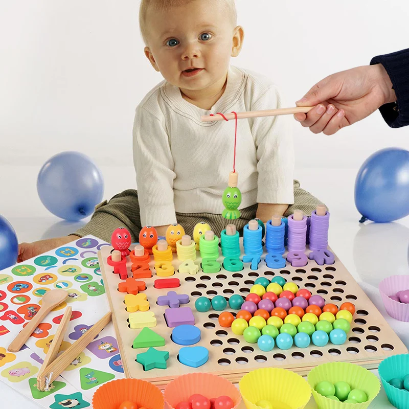 Educational Cartoon For Kids - Kids Educational Toys Montessori Wooden Puzzle