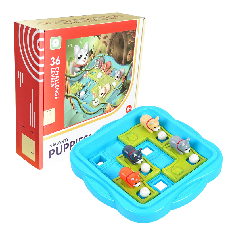 Kids Educational Game 3 - Board Game Naughty Puppies Children Educational