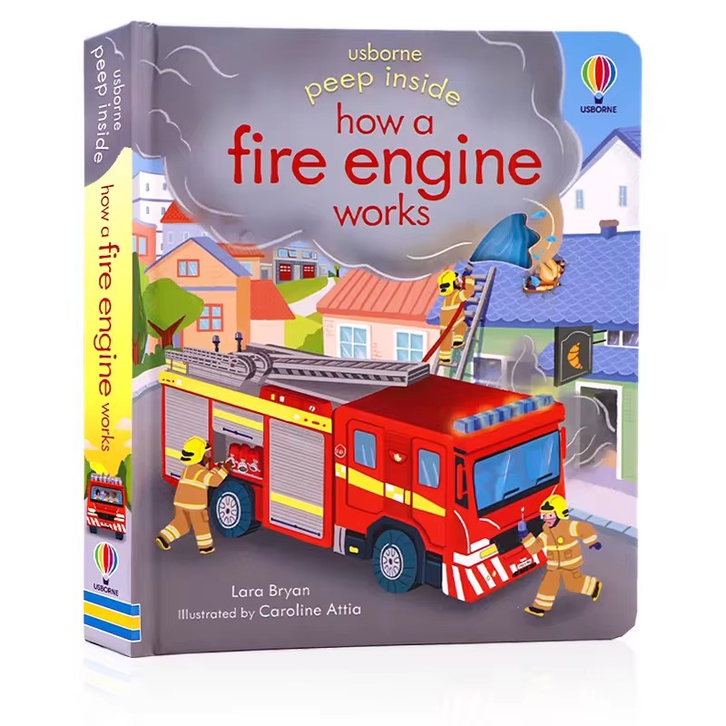 Kid Education - Usborne Peep Inside How A Fire