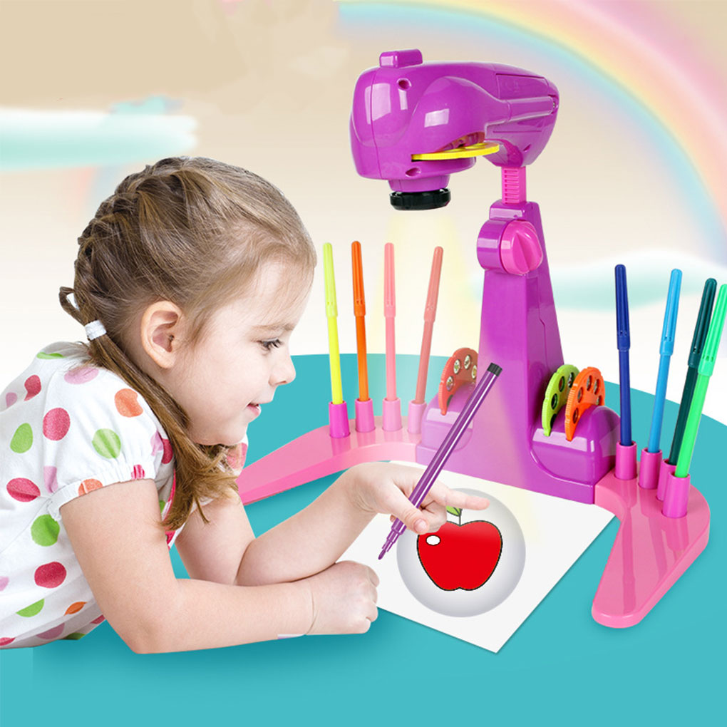Drawing Projector Kids - Educational Kids Drawing Table With Projector