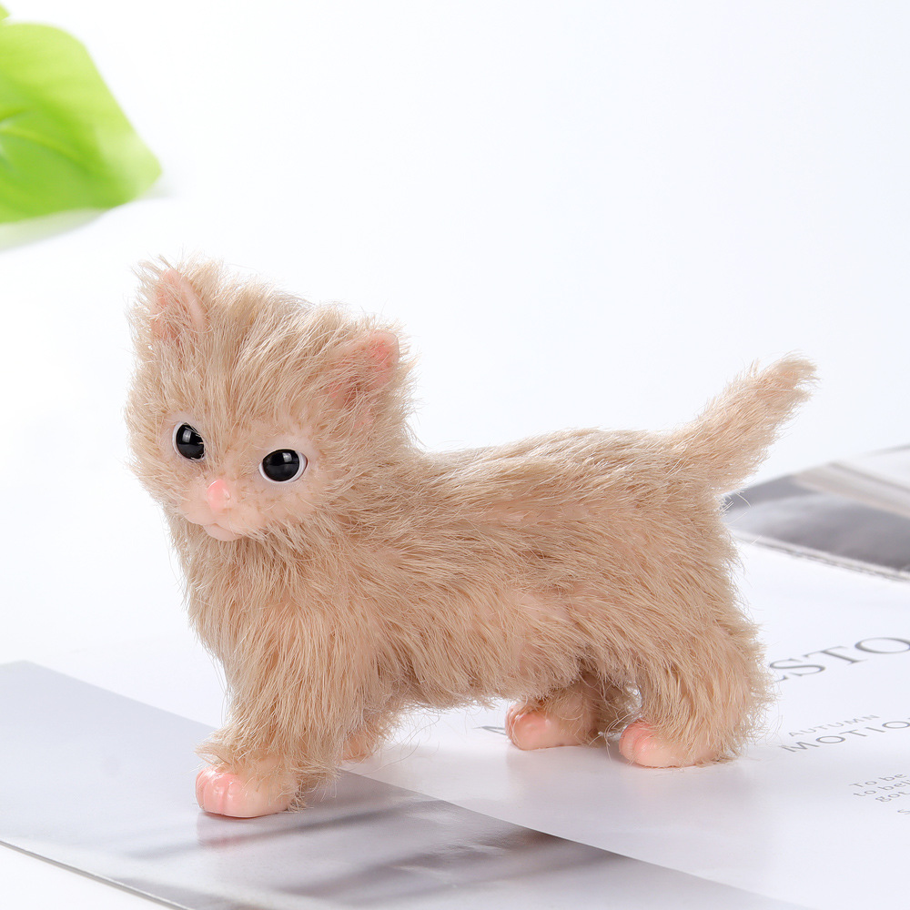 Educational Cartoon For Kids - Simulation Mini SiliconeCute Kitten Baby Doll
