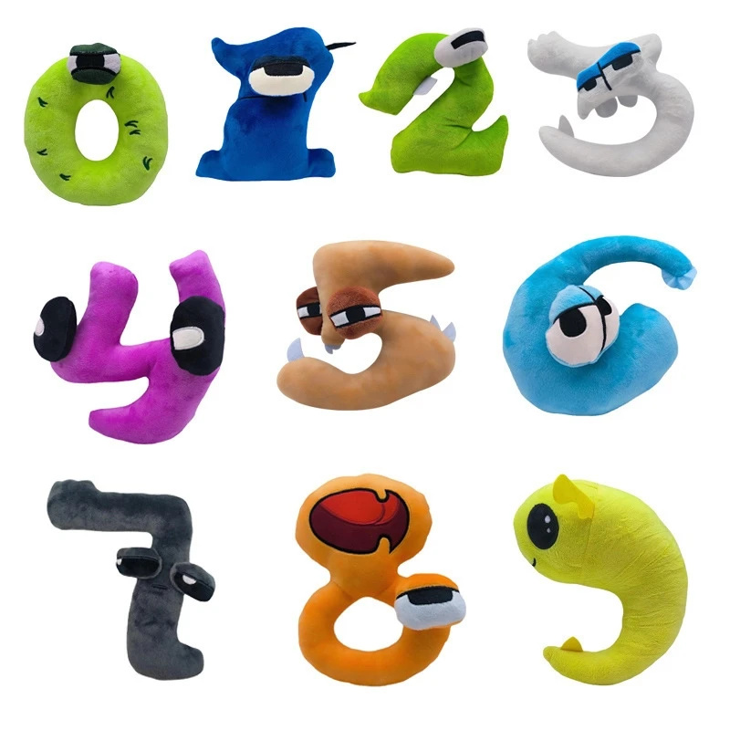 Kids Education Number - Number Lore Plush Toys, Stuffed Plush