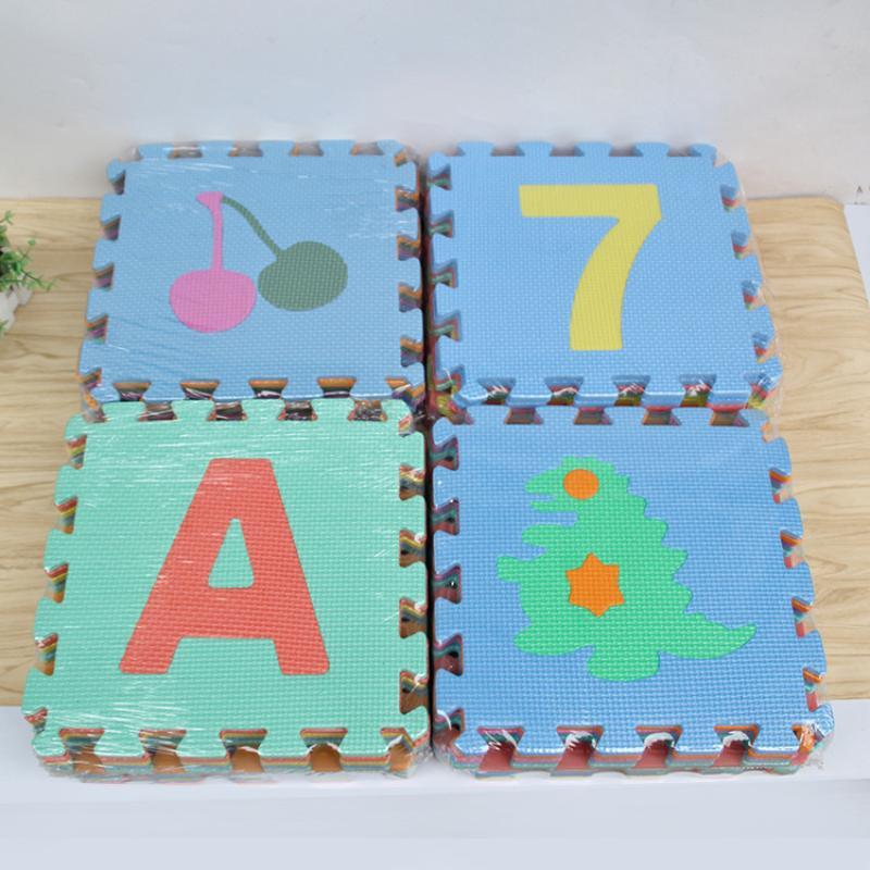 Kids Educational - Alphabet Numbers & More - Non Toxic PE Foam Play Mat