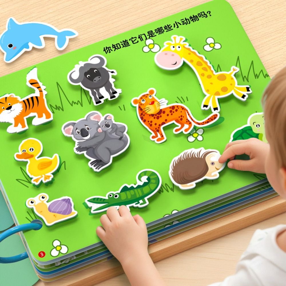 Educational Cartoon For Kids - Durable 10 Pages Baby Tear Book
