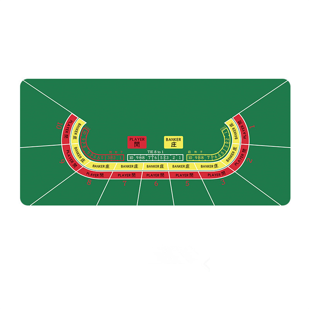 Multiplication Table Mat - Thickened Rubber Baccarat Poker Mat Table
