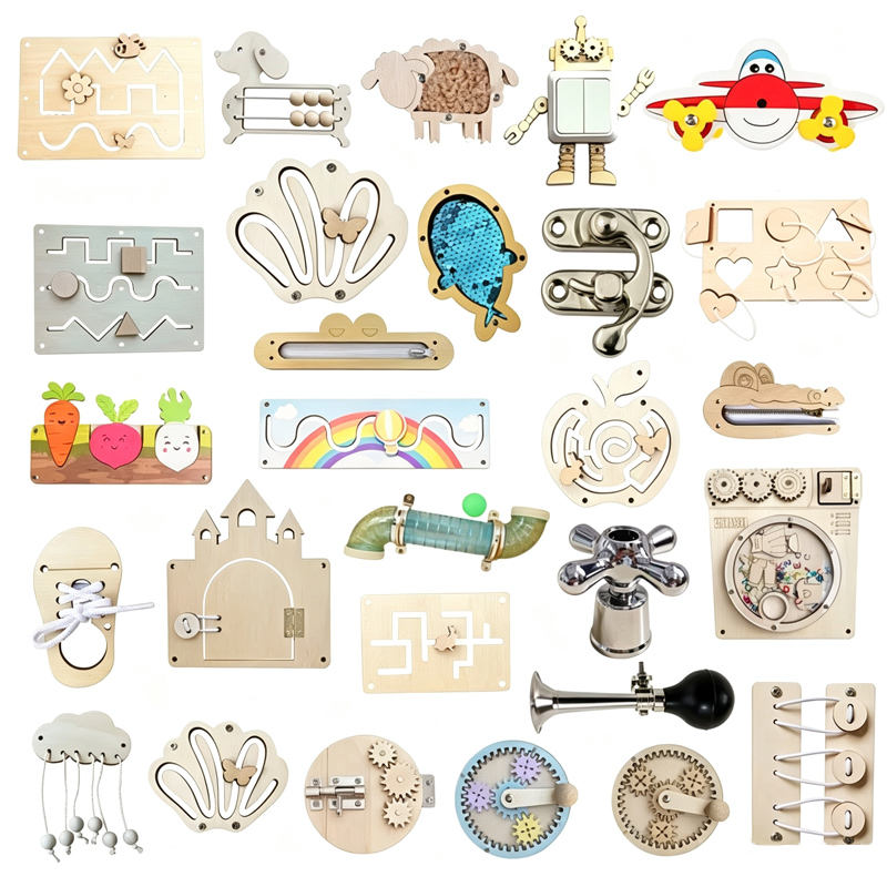Kids Educational Game 3 - Kids Busy Board DIY Accessories Baby