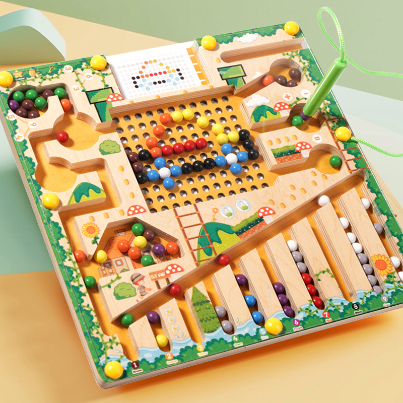 Kids Educational Box - Magnetic Sorting Games Montessori Puzzle Toys