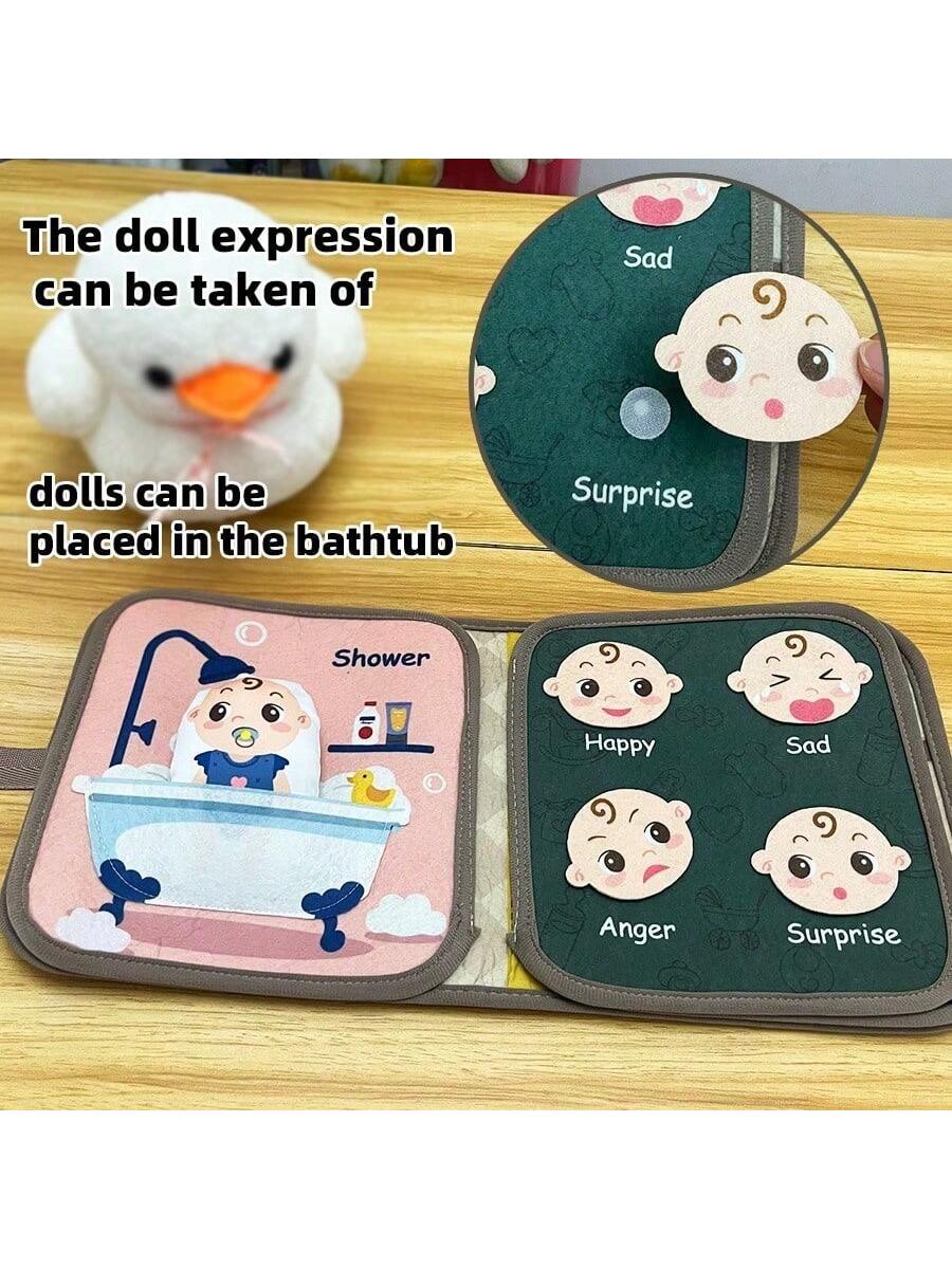 Kids Education Books - Montessori Baby Busy Book,Baby Cloth Book