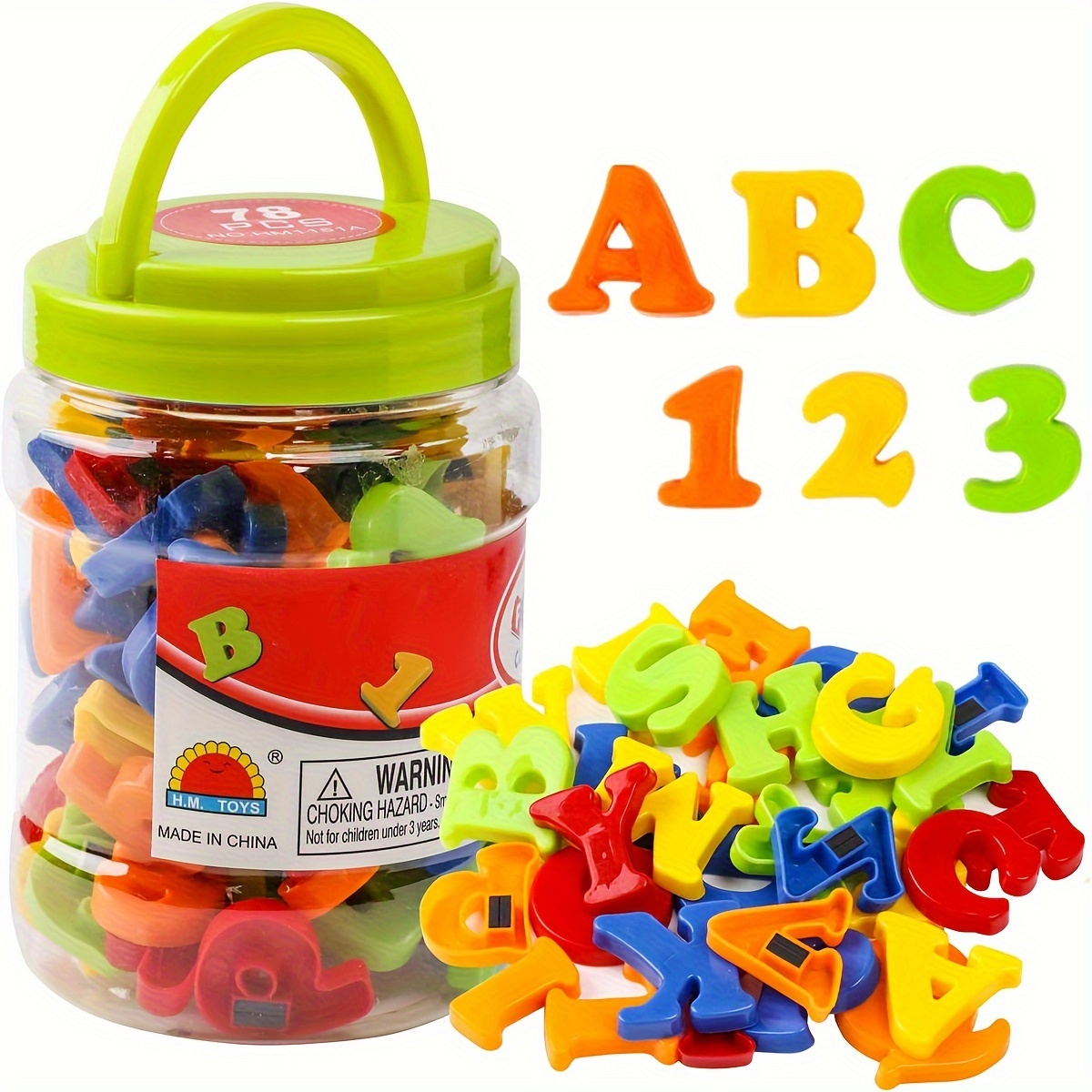 78 PCS Magnetic Letters Number - огляд і ціна Kids Educational - Alphabet Numbers & More