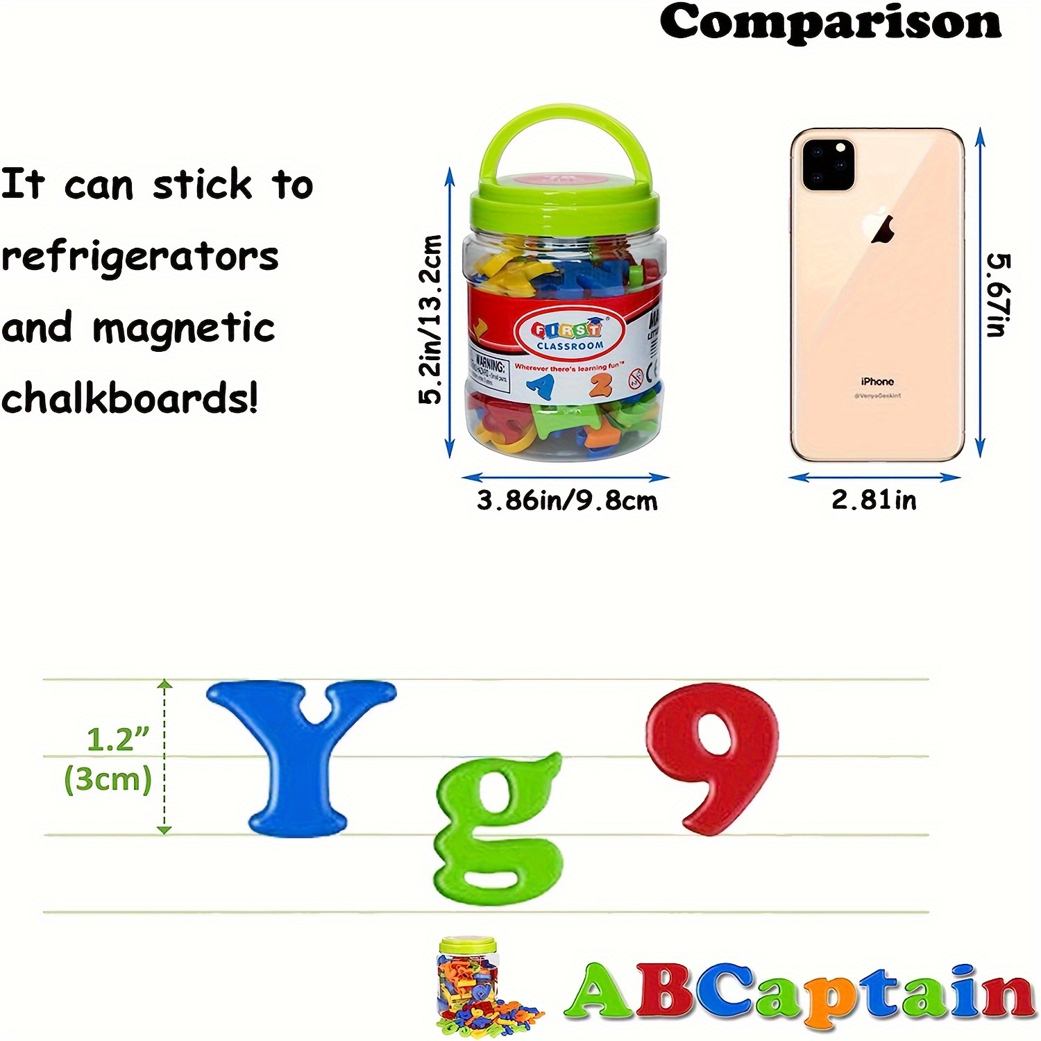 78 PCS Magnetic Letters Number - огляд і ціна Kids Educational - Alphabet Numbers & More