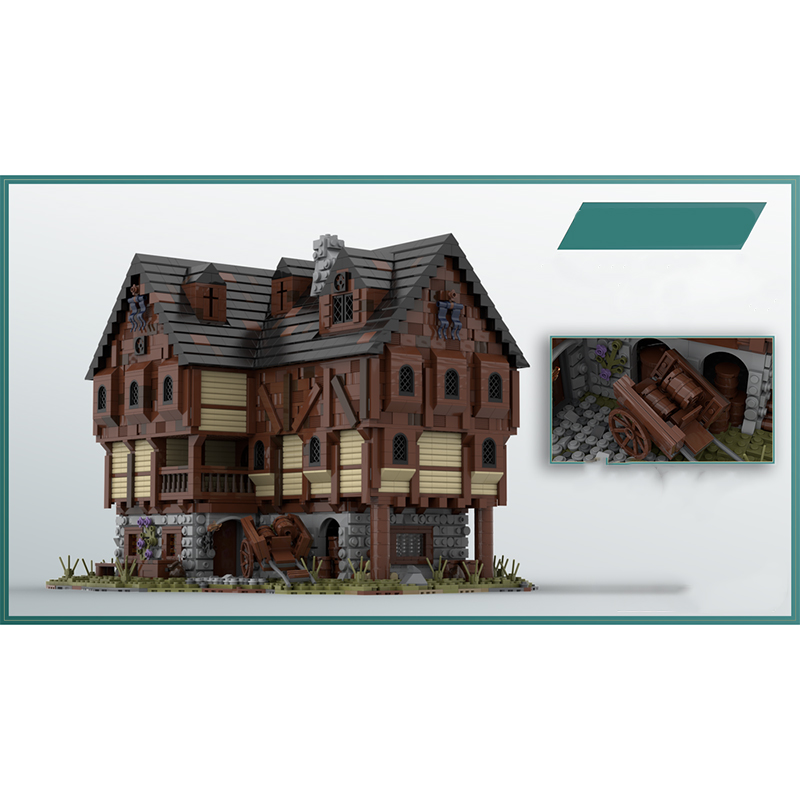 5098pcs MOC MOC Medieval House - огляд і ціна Kids Education Pdf