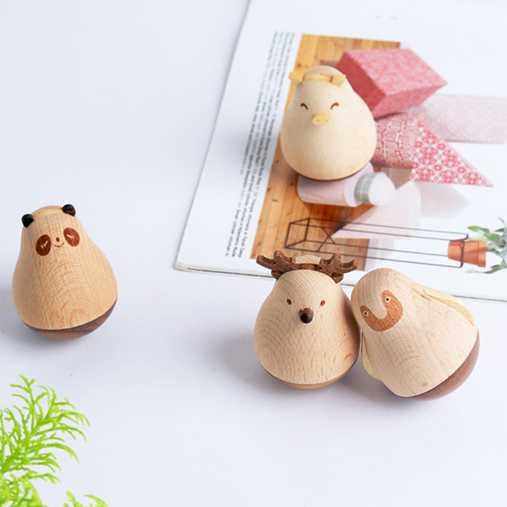Wooden Animal Tumbler Decorati - огляд і ціна Educational Cartoon For Kids