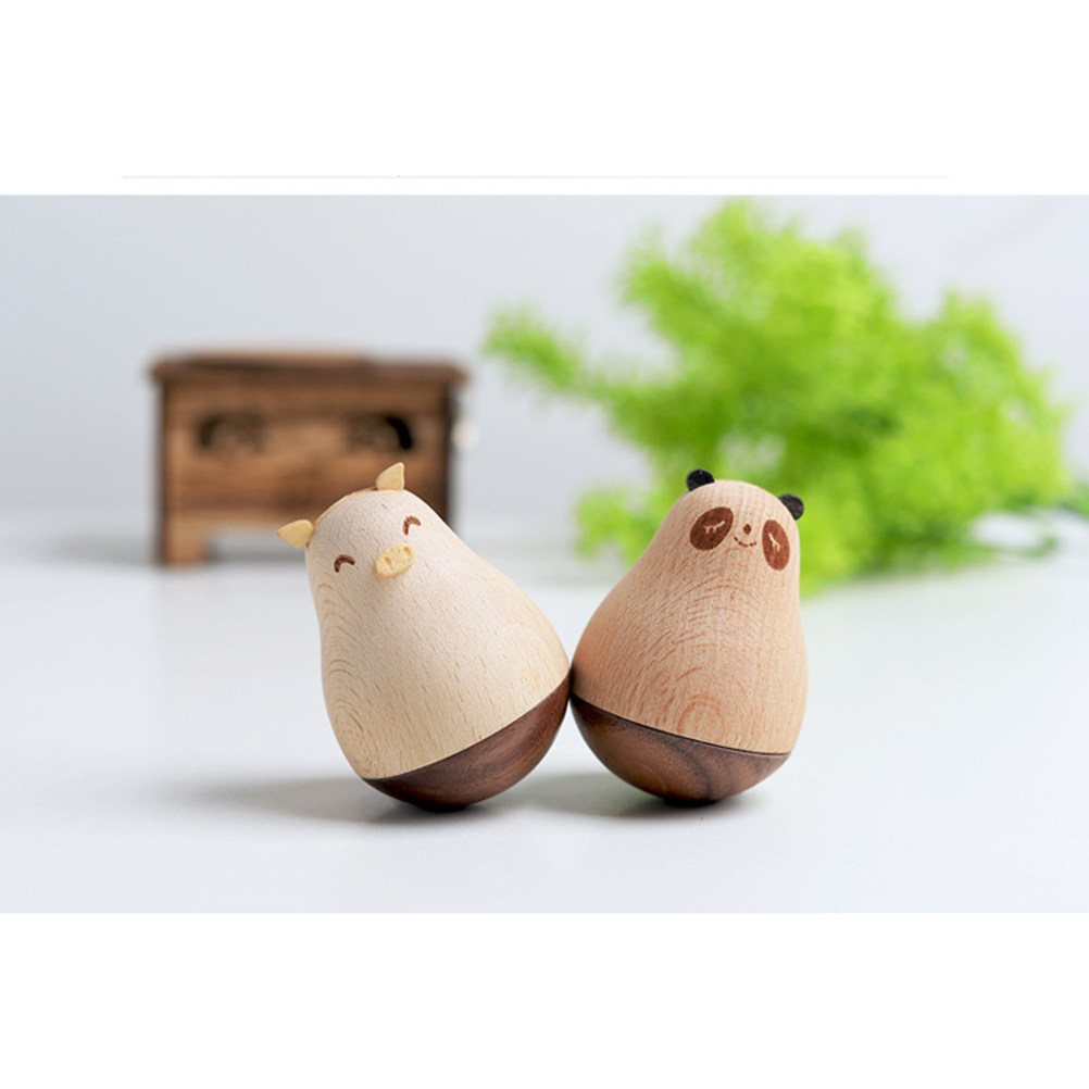 Wooden Animal Tumbler Decorati - огляд і ціна Educational Cartoon For Kids