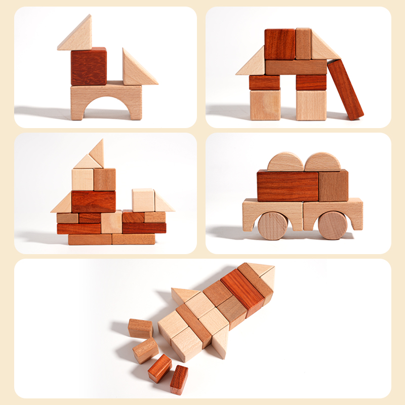29-Piece Wood DIY Building Blo - огляд і ціна Kids Educational Box
