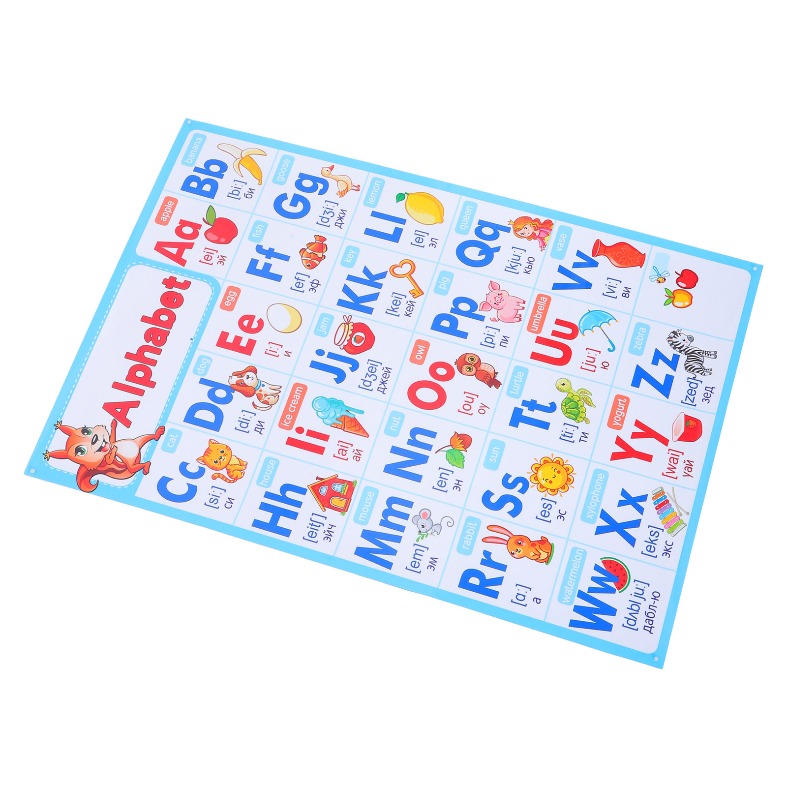 Abc Poster for Preschool Class - огляд і ціна Kids Education Wallpaper