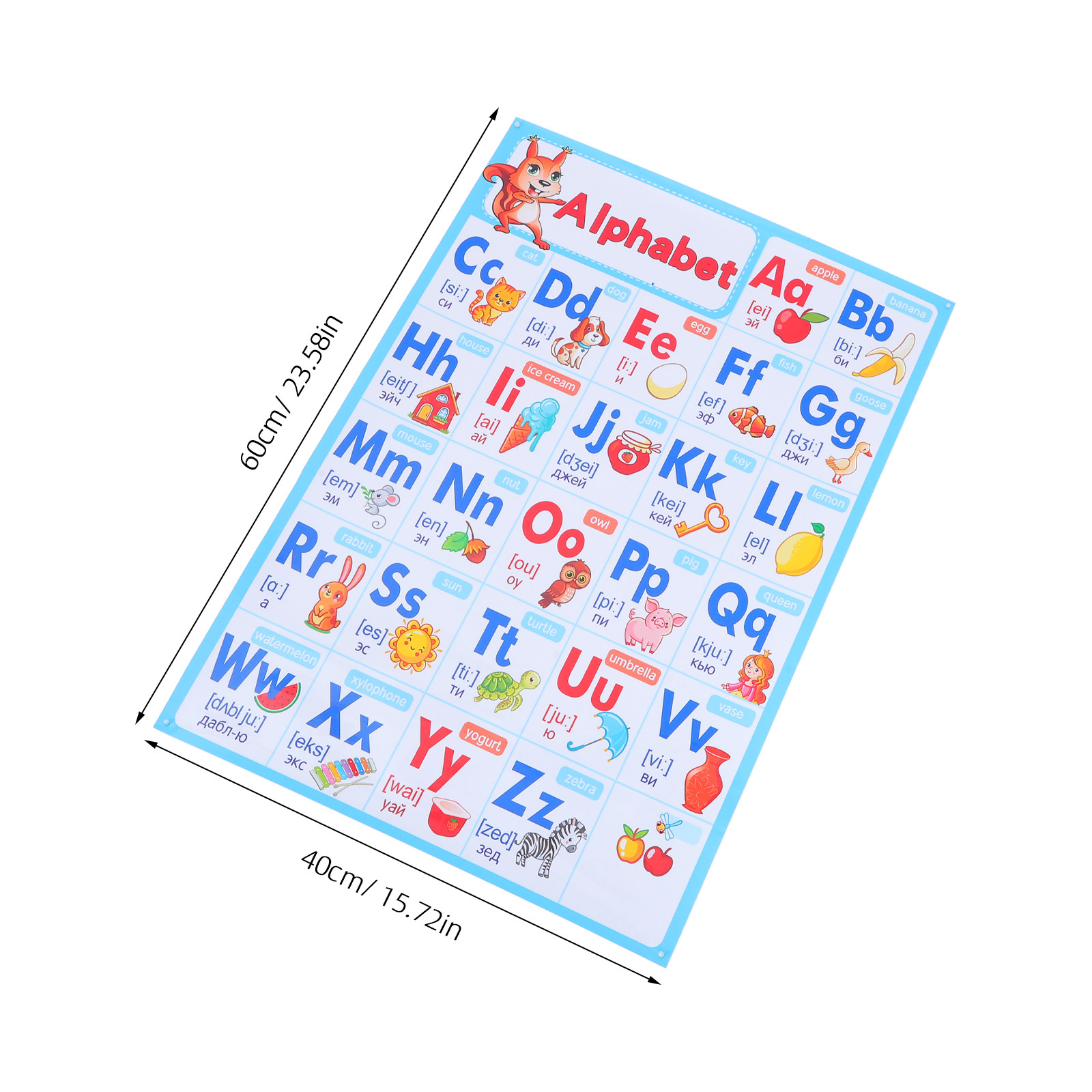 Abc Poster for Preschool Class - огляд і ціна Kids Education Wallpaper