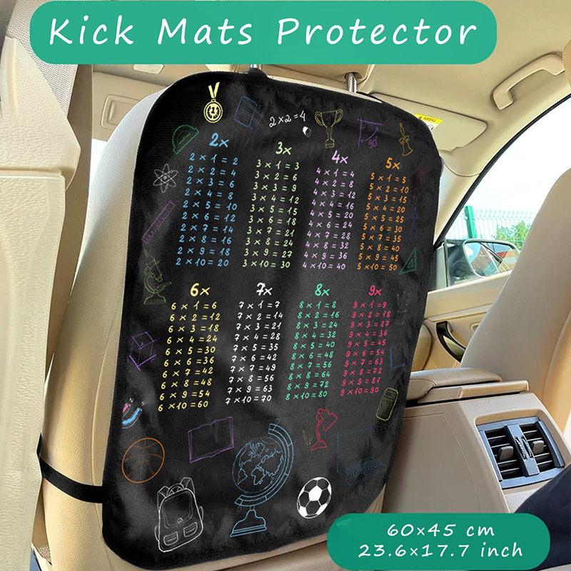 1pc Waterproof Car Seat Cover  - огляд і ціна Multiplication Table Mat