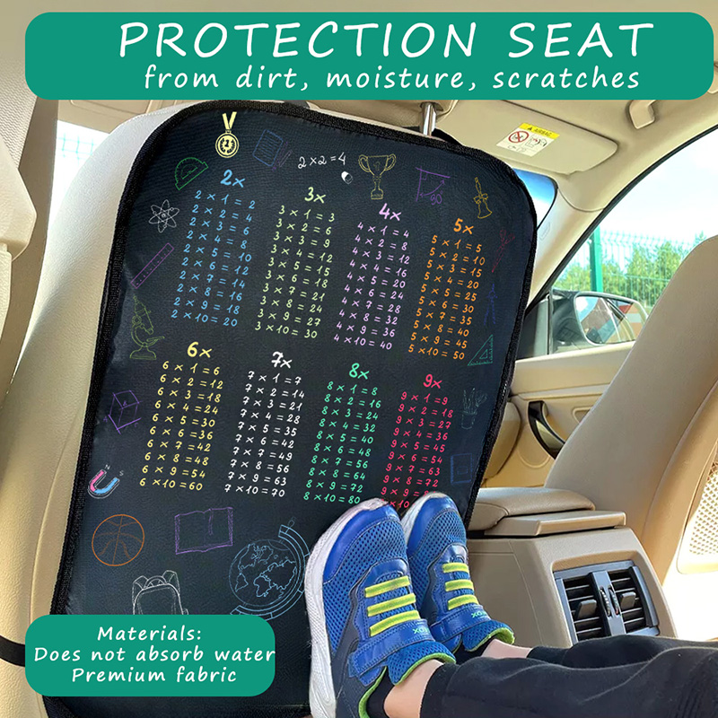 1pc Waterproof Car Seat Cover  - огляд і ціна Multiplication Table Mat