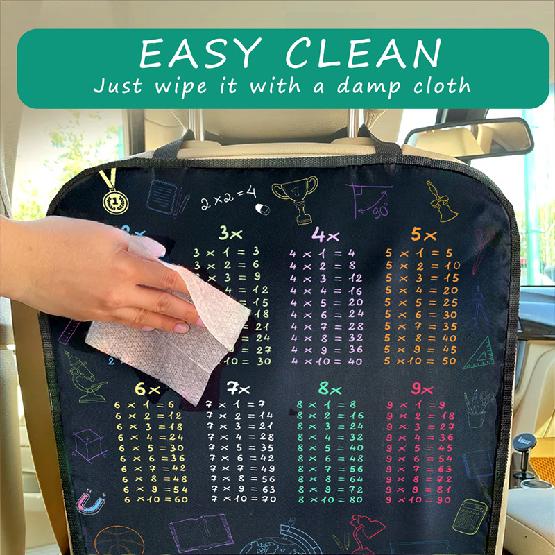 1pc Waterproof Car Seat Cover  - огляд і ціна Multiplication Table Mat