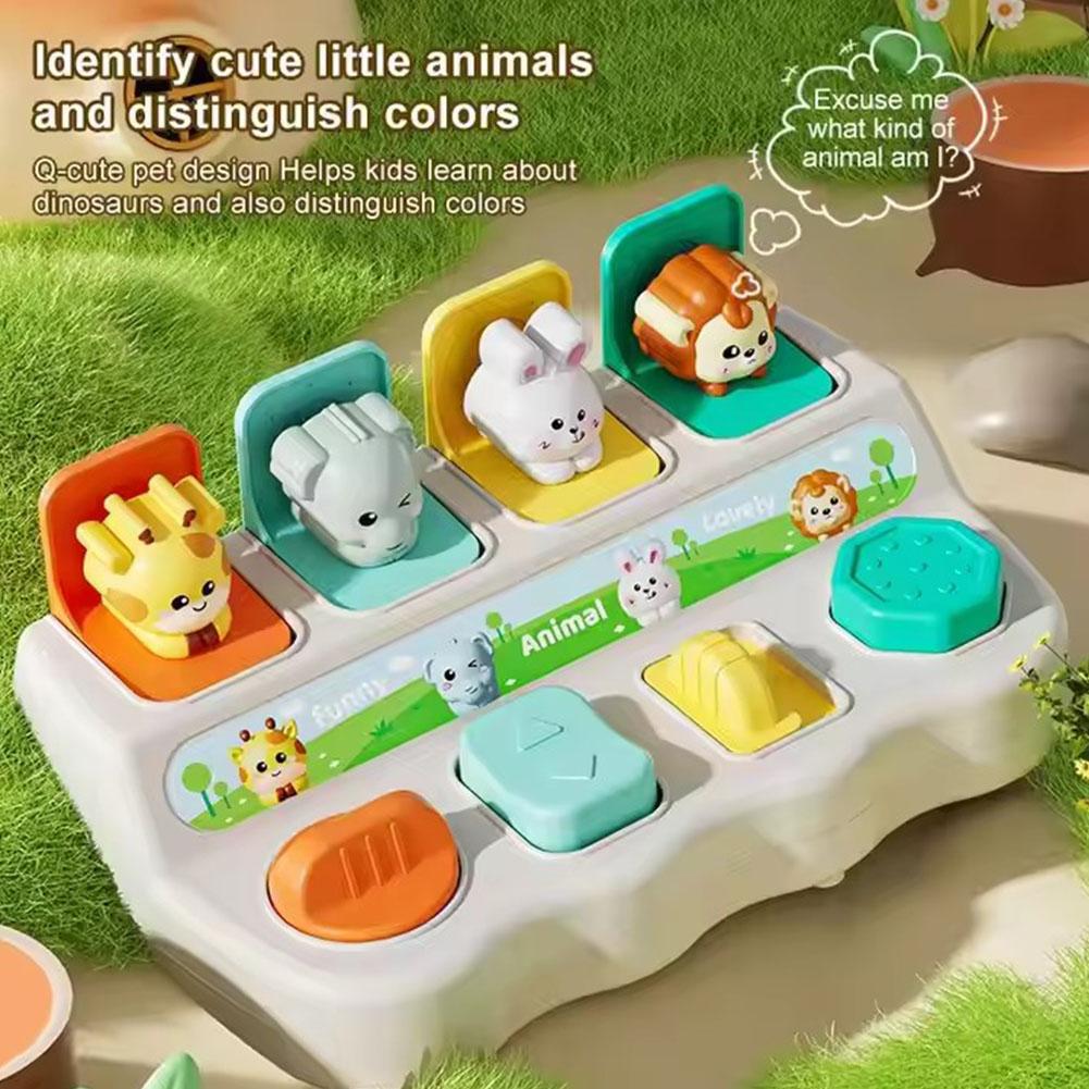 Montessori Pop up Animal Toys  - огляд і ціна Kids Educational Box
