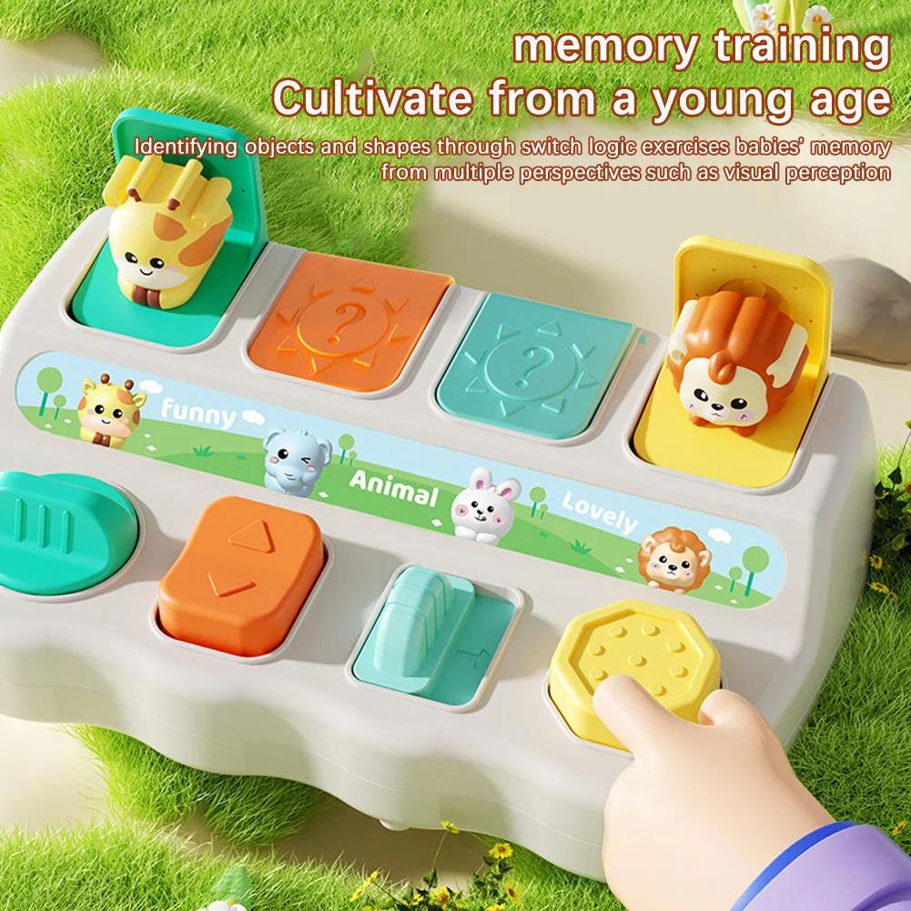 Montessori Pop up Animal Toys  - огляд і ціна Kids Educational Box