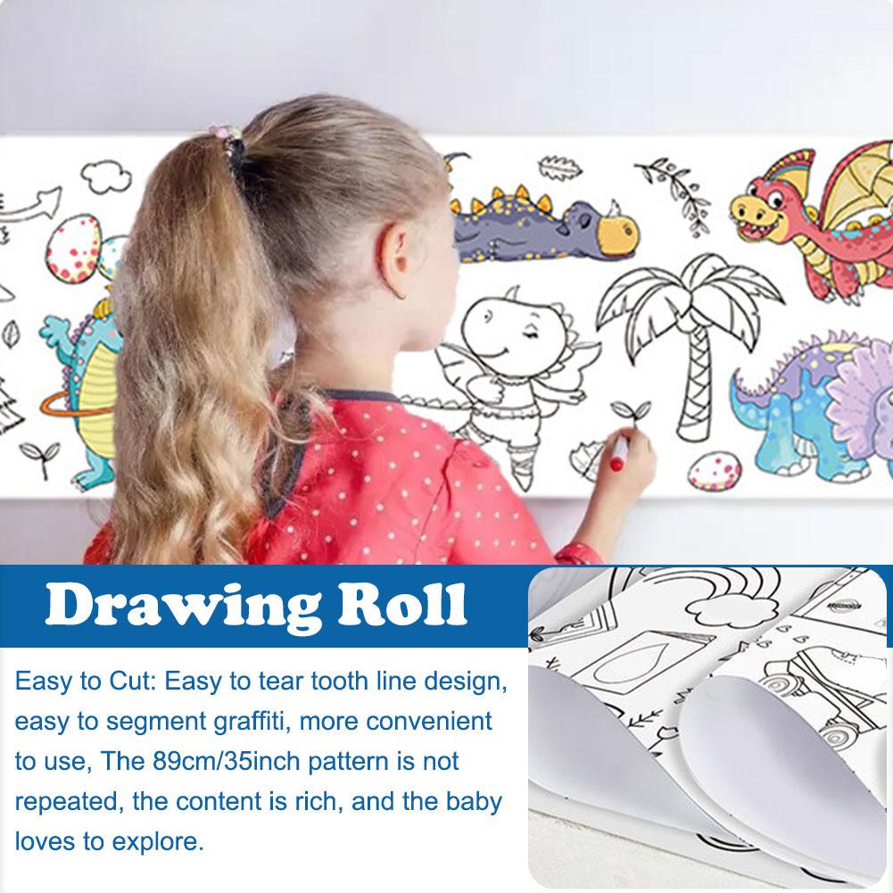 Children's Drawing Roll Sticky - огляд і ціна Kids Education Laptop