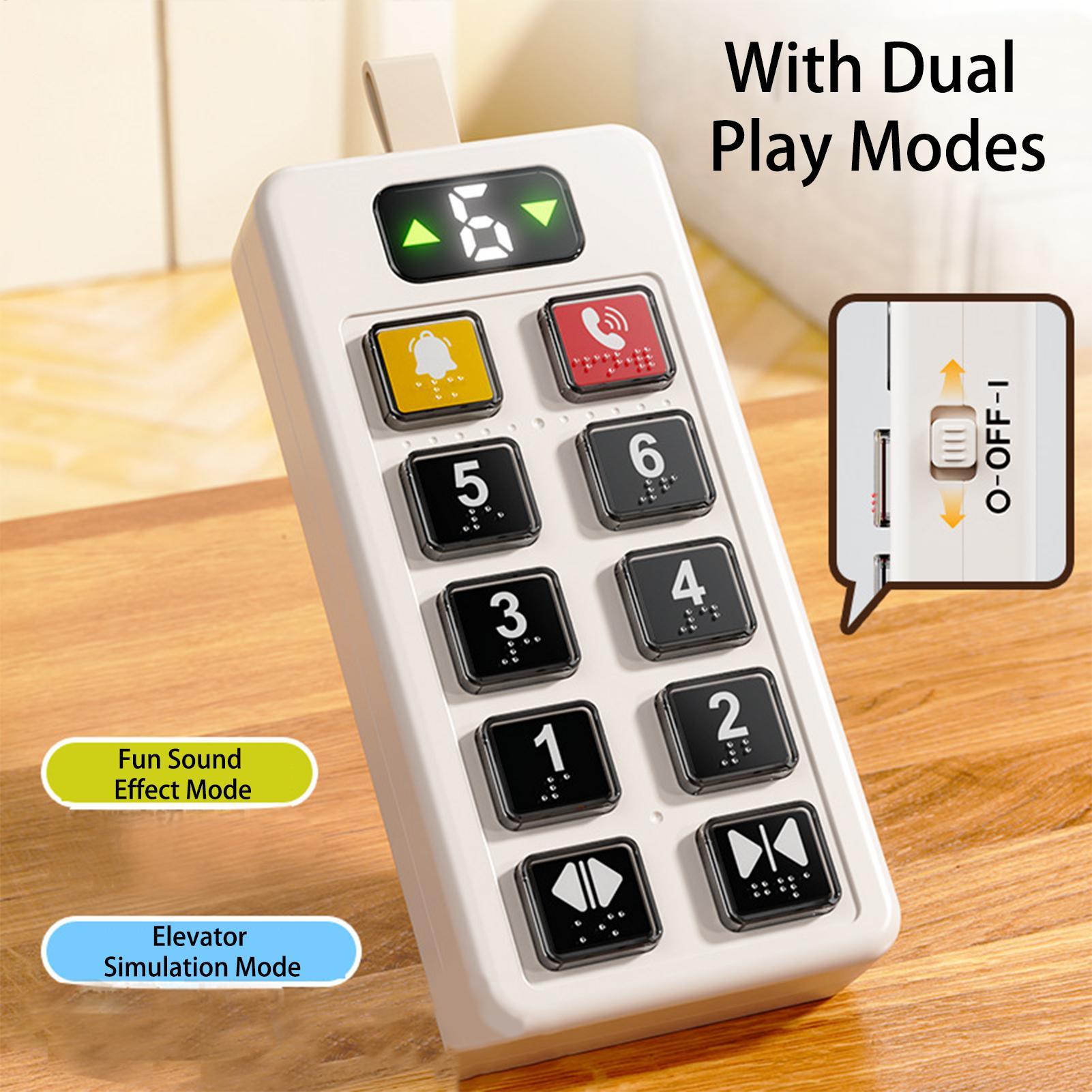 Elevator Button Panel Toys Edu - огляд і ціна Kids Education Number