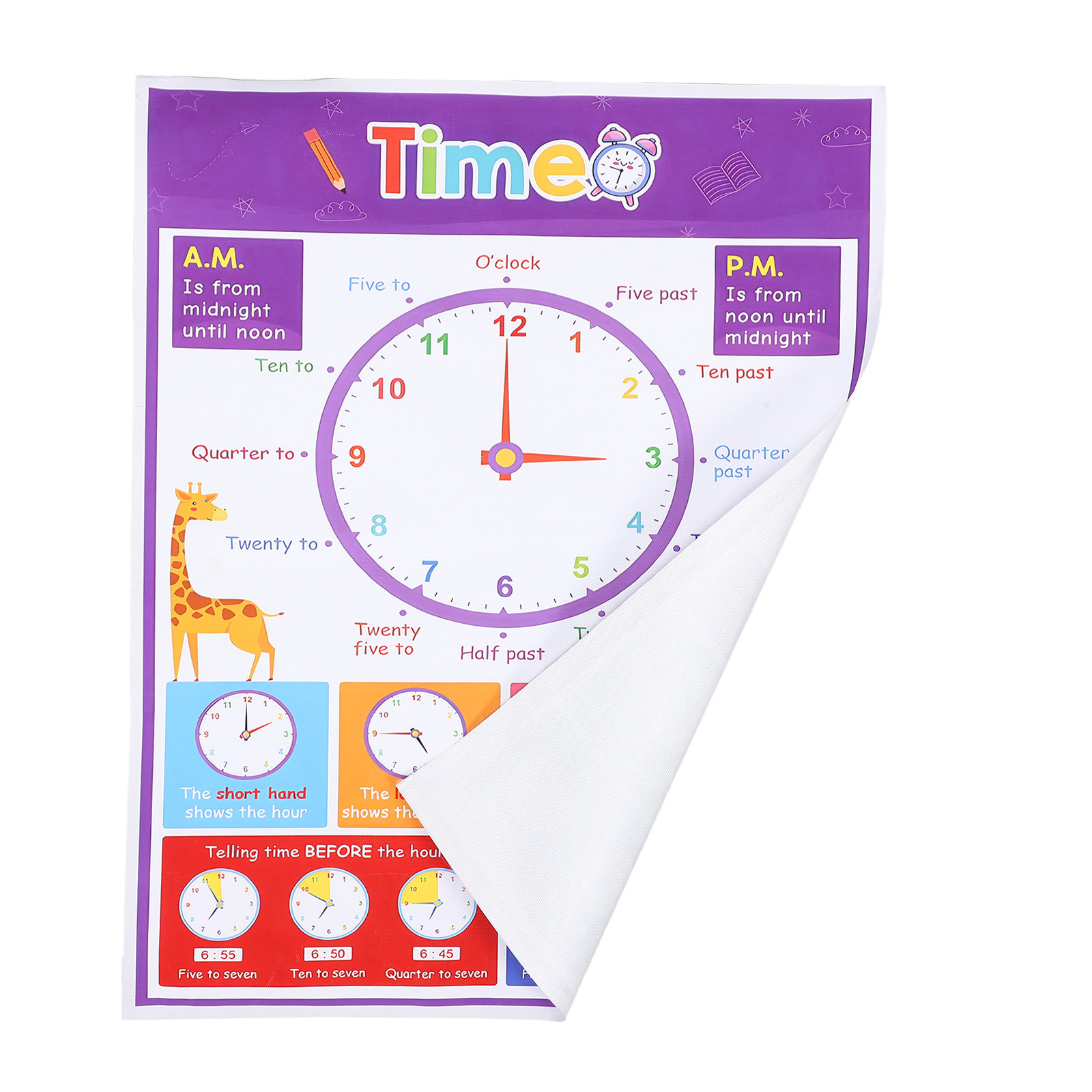Educational Time Teaching Post - огляд і ціна Kids Education Wallpaper