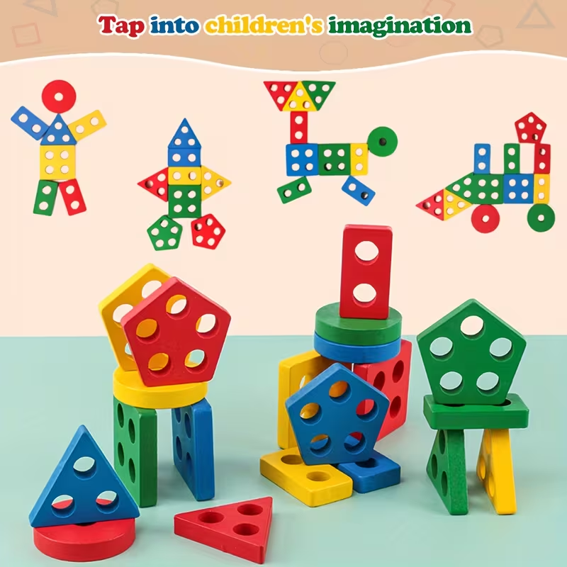 Montessori Wooden Games Baby T - огляд і ціна Kids Educational Game 3