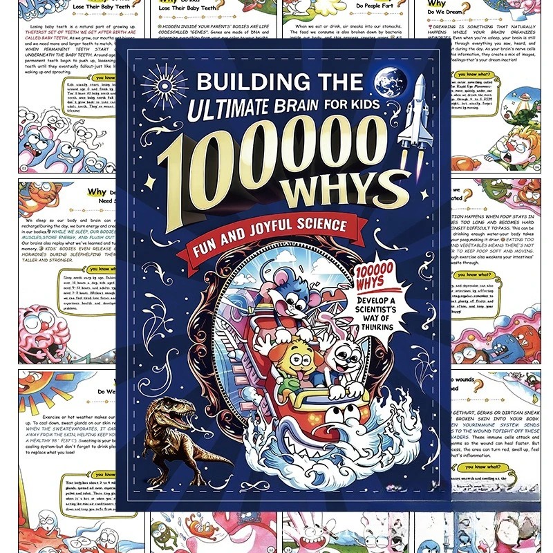 Hot Sale 100000 Whys Science E - огляд і ціна Kids Education Books