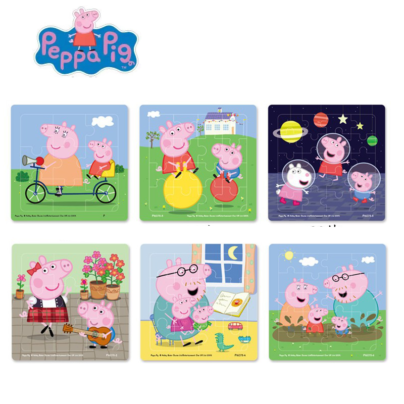 Peppa pig Figures MINI Jigsaw  - огляд і ціна Educational Cartoon For Kids