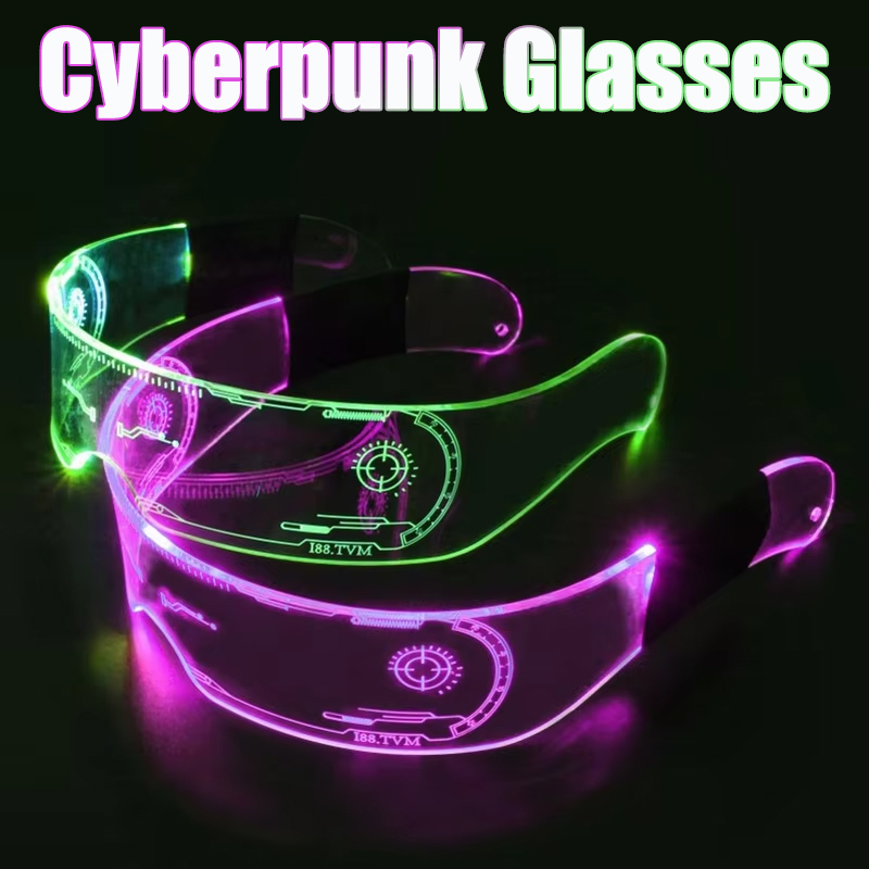 Cyberpunk Electric LED Glasses - огляд і ціна English Kids Education