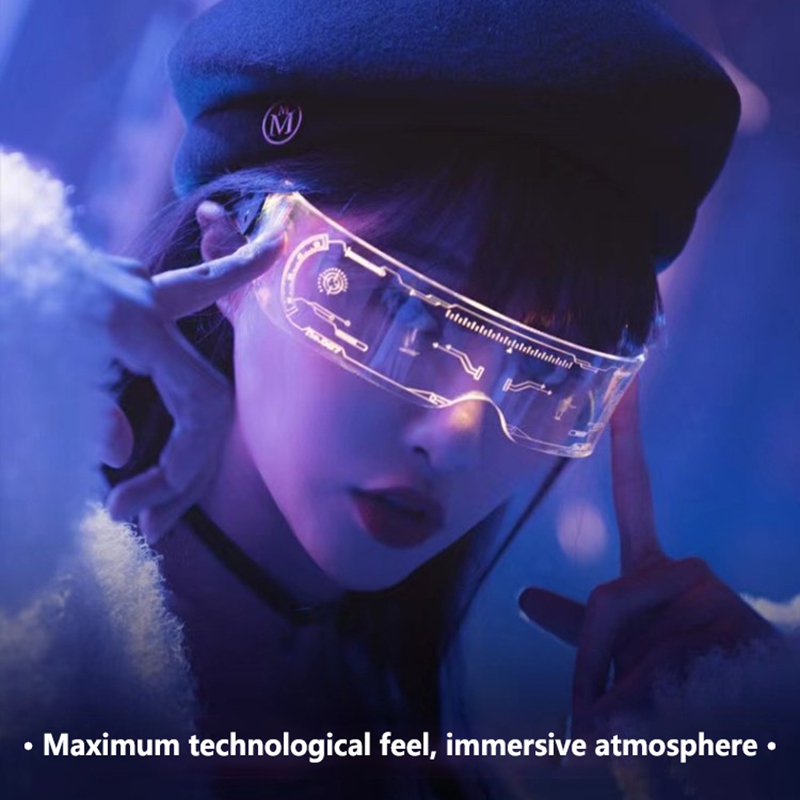 Cyberpunk Electric LED Glasses - огляд і ціна English Kids Education