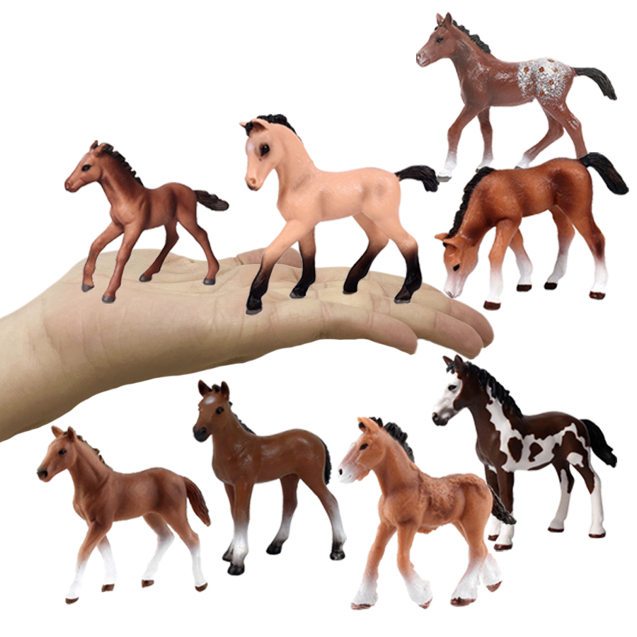 Horse Figurine Farm Animals Po - огляд і ціна Kids Educational Game 3