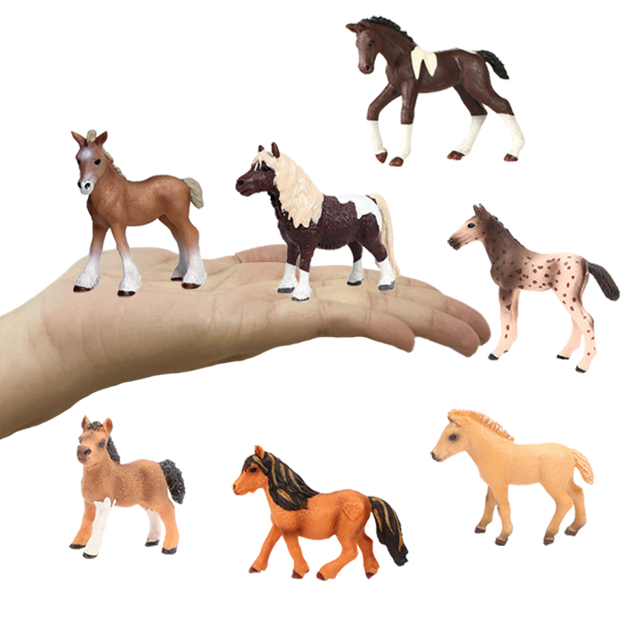 Horse Figurine Farm Animals Po - огляд і ціна Kids Educational Game 3