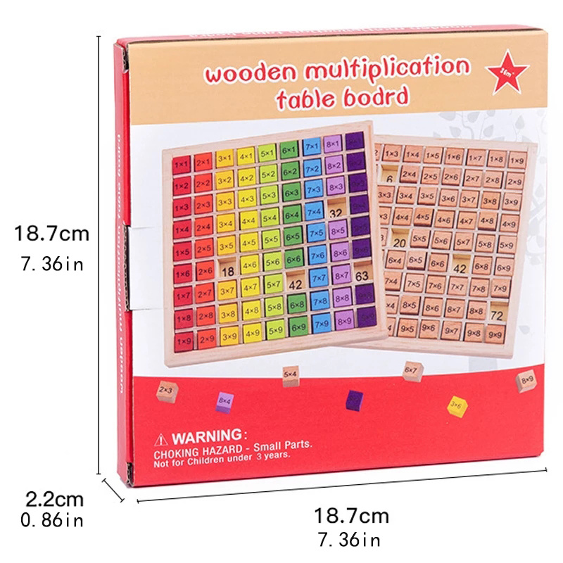 Montessori Educational Wooden  - огляд і ціна Multiplication Table Mat