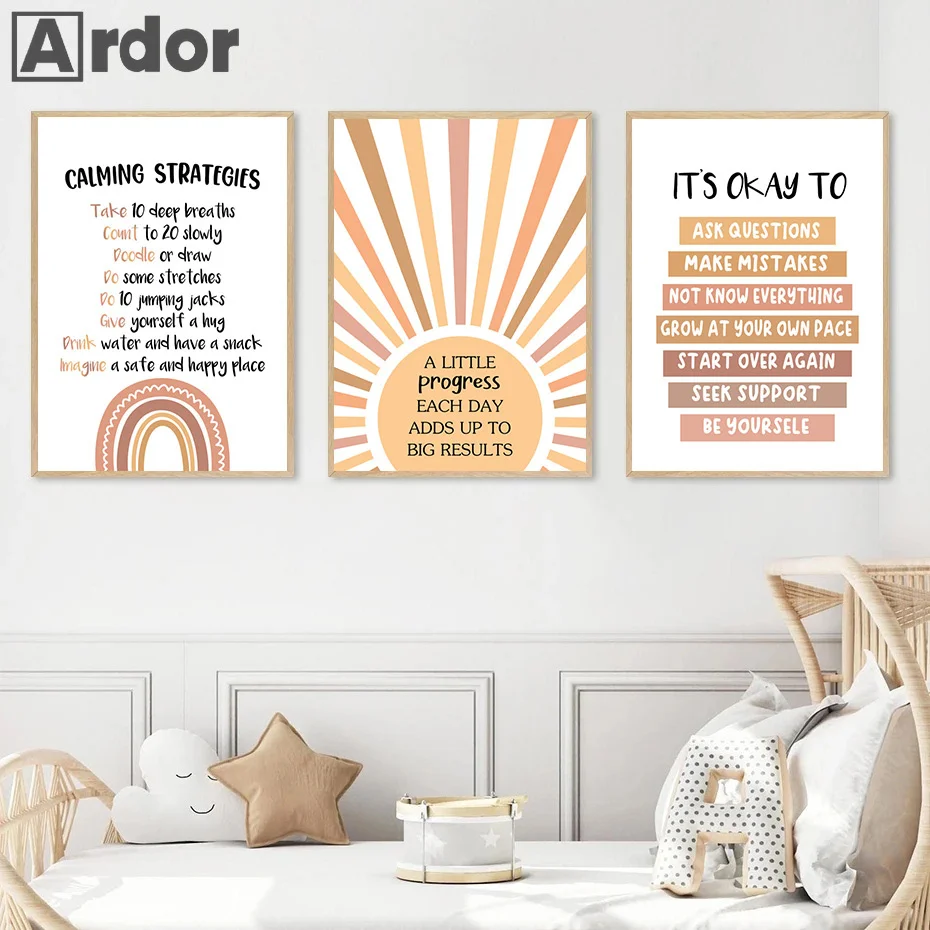 Alphabet Number Rainbow Poster - огляд і ціна Kids Educational - Alphabet Numbers & More