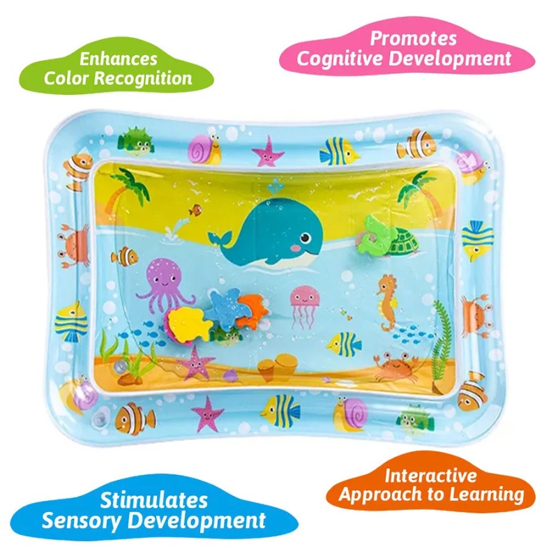Baby Water Play Mat Inflatable - огляд і ціна Kids Education Activities