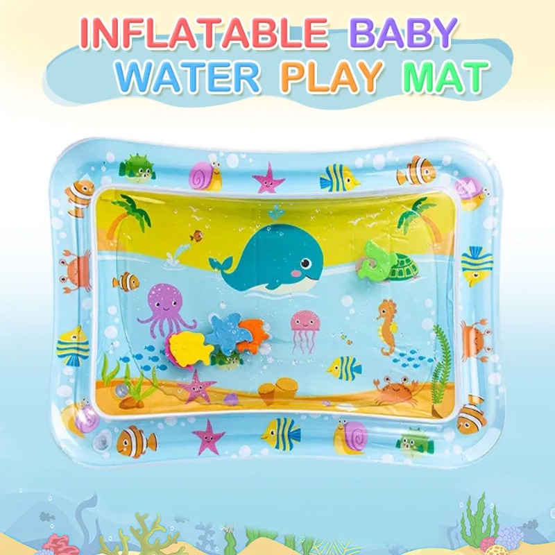 Baby Water Play Mat Inflatable - огляд і ціна Kids Education Activities