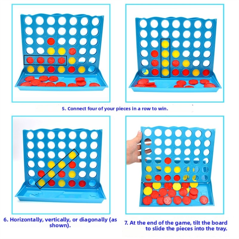 3D Four-in-a-Row Board Game fo - огляд і ціна Kids Educational Game 3