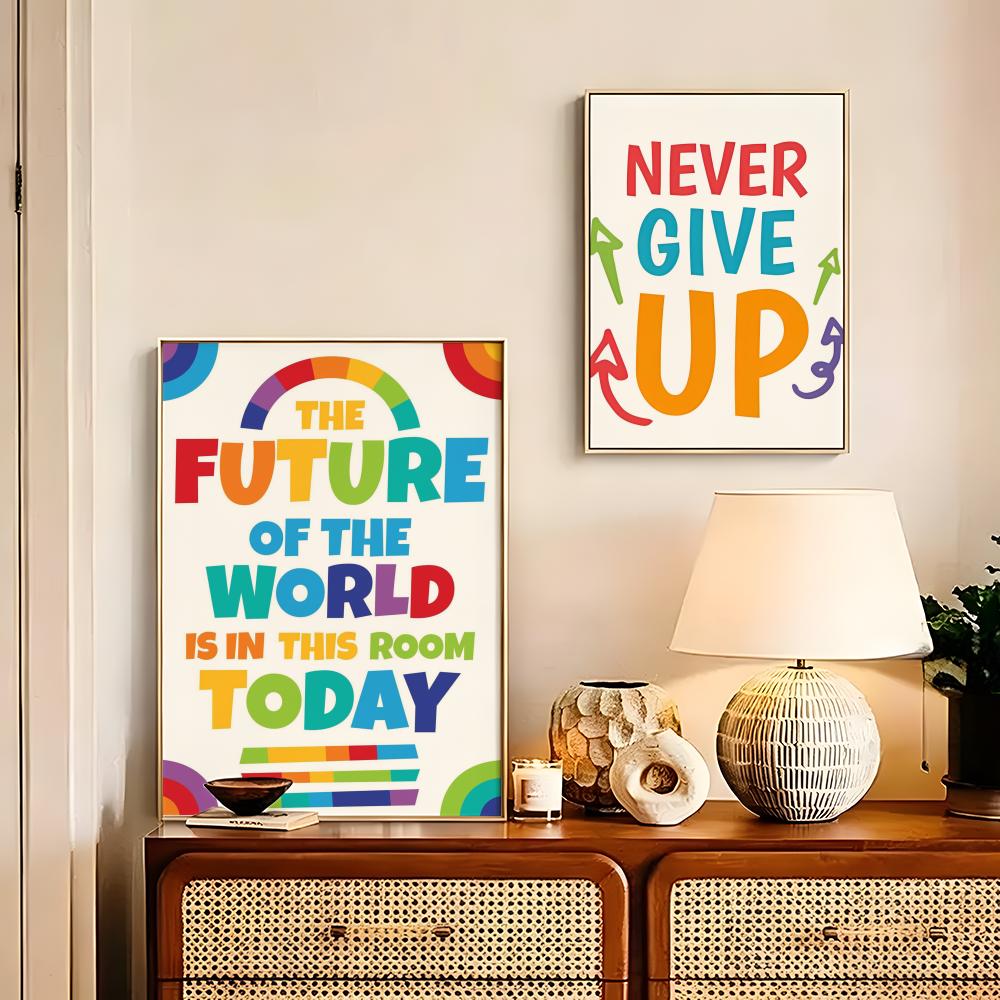 Positive Kid Classroom Wall Pi - огляд і ціна Kids Education Wallpaper