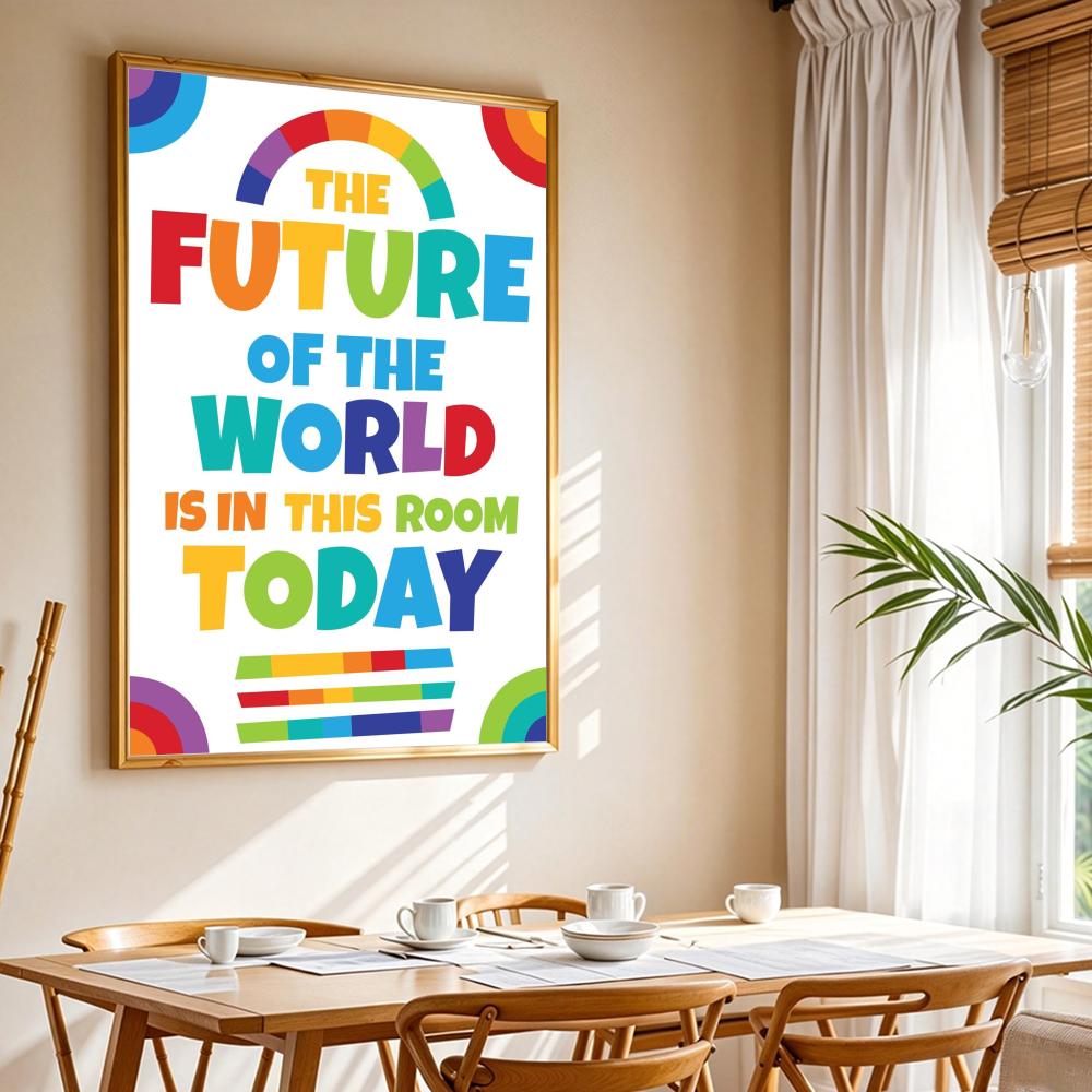 Positive Kid Classroom Wall Pi - огляд і ціна Kids Education Wallpaper