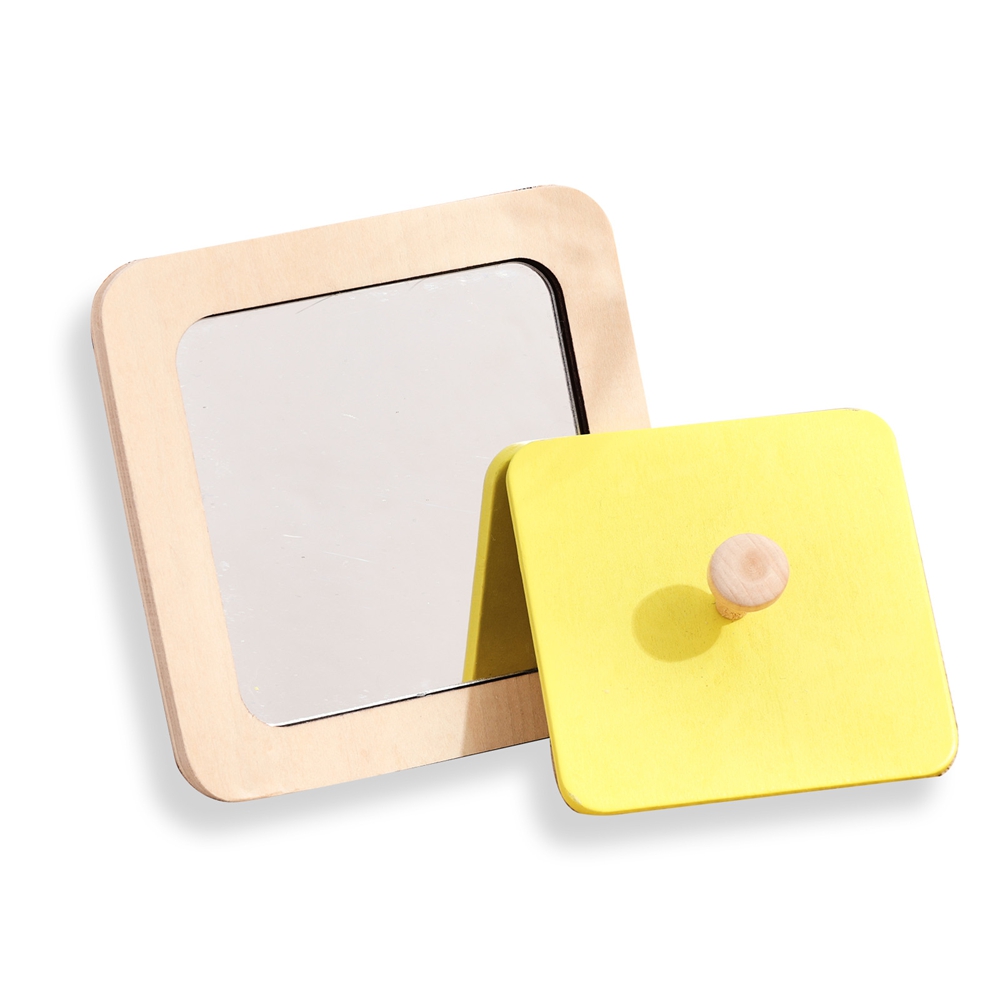 Montessori Wooden Mirror Puzzl - огляд і ціна Kids Educational Box