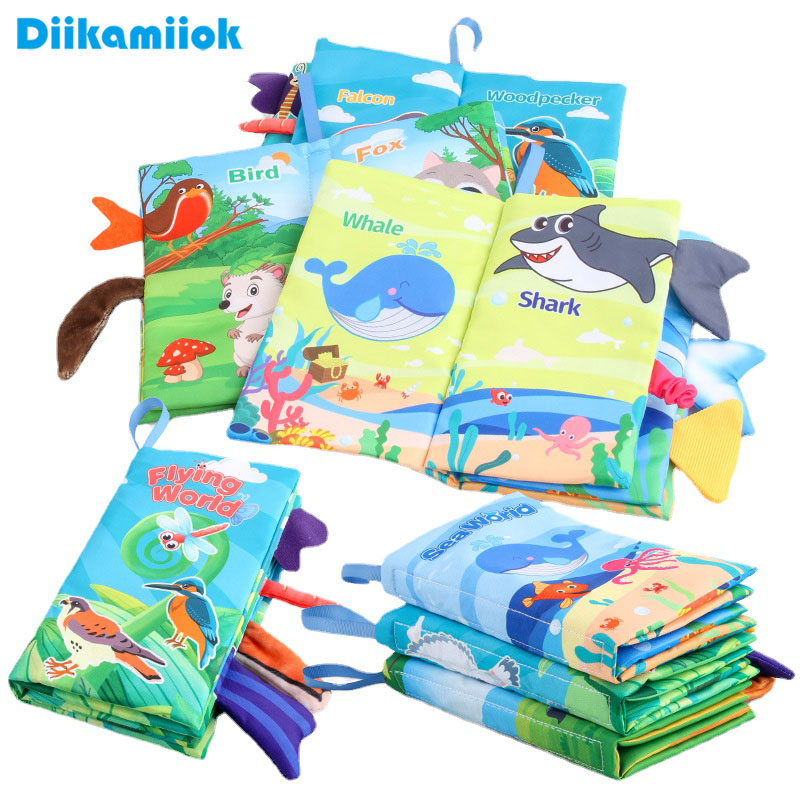 New Baby Cloth Books Visual an - огляд і ціна Educational Cartoon For Kids