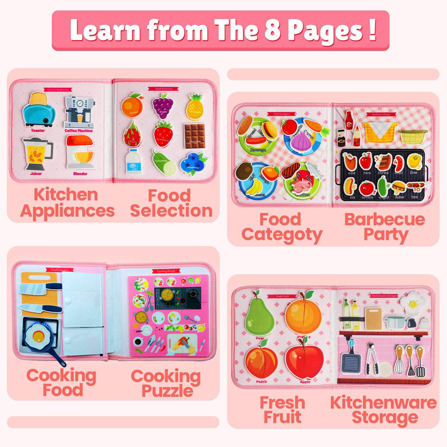Toddler Busy Board Montessori  - огляд і ціна Kids Education Books