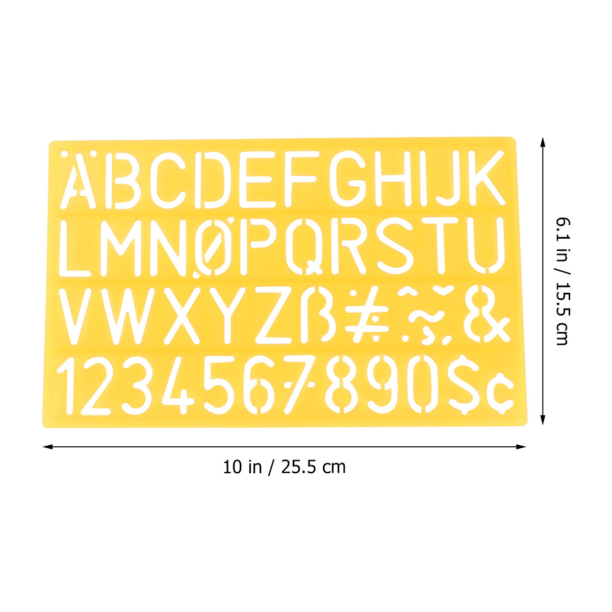 4Pcs Plastic Graffiti Rulers A - огляд і ціна Kids Educational - Alphabet Numbers & More