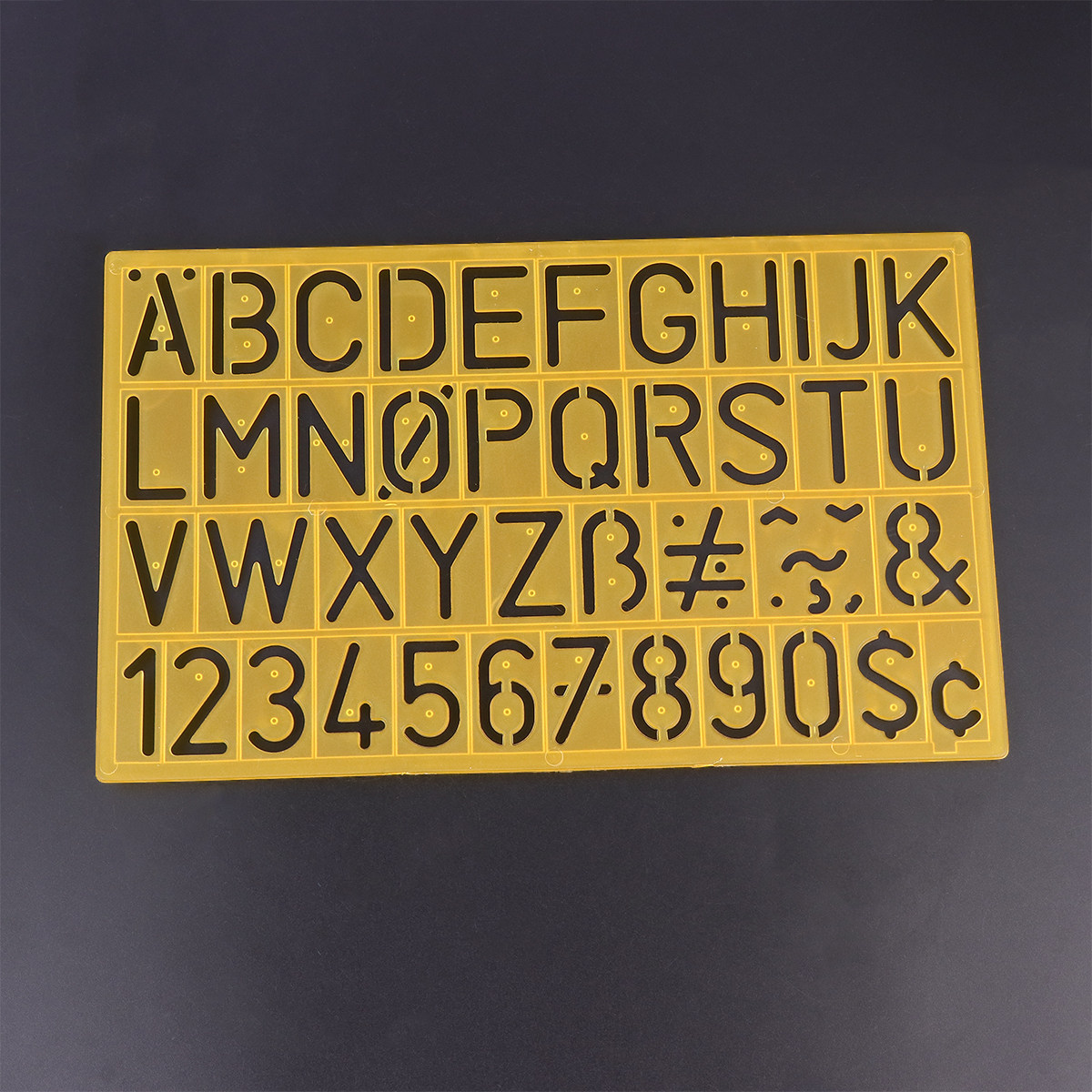 4Pcs Plastic Graffiti Rulers A - огляд і ціна Kids Educational - Alphabet Numbers & More