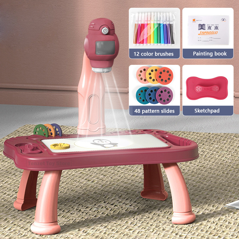 Children Led Projector Art Dra - огляд і ціна Drawing Projector Kids